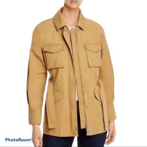 7 for all Mankind belted utility trench jacket